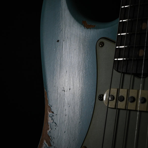 Fender Custom Shop Limited Edition '64 L-Series Stratocaster Heavy Relic- Aged Daphne Blue 2025 (L11686)