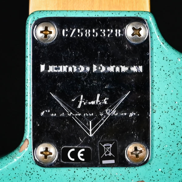 Fender Custom Shop Limited Edition 1960 Stratocaster Relic- Aged Sea Foam Green Sparkle 2025 (CZ585328)