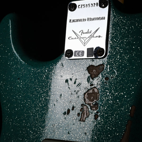 Fender Custom Shop Limited Edition 1960 Stratocaster Relic- Aged Sea Foam Green Sparkle 2025 (CZ585328)
