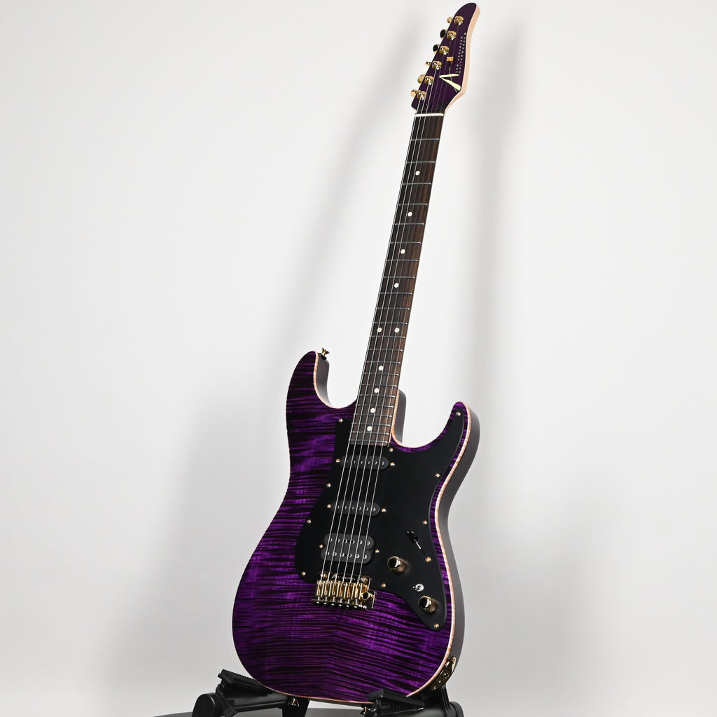 Tom Anderson Custom Drop Top Classic Electric Guitar- Transparent Purple w/ Binding 2026 (05-01-26A)