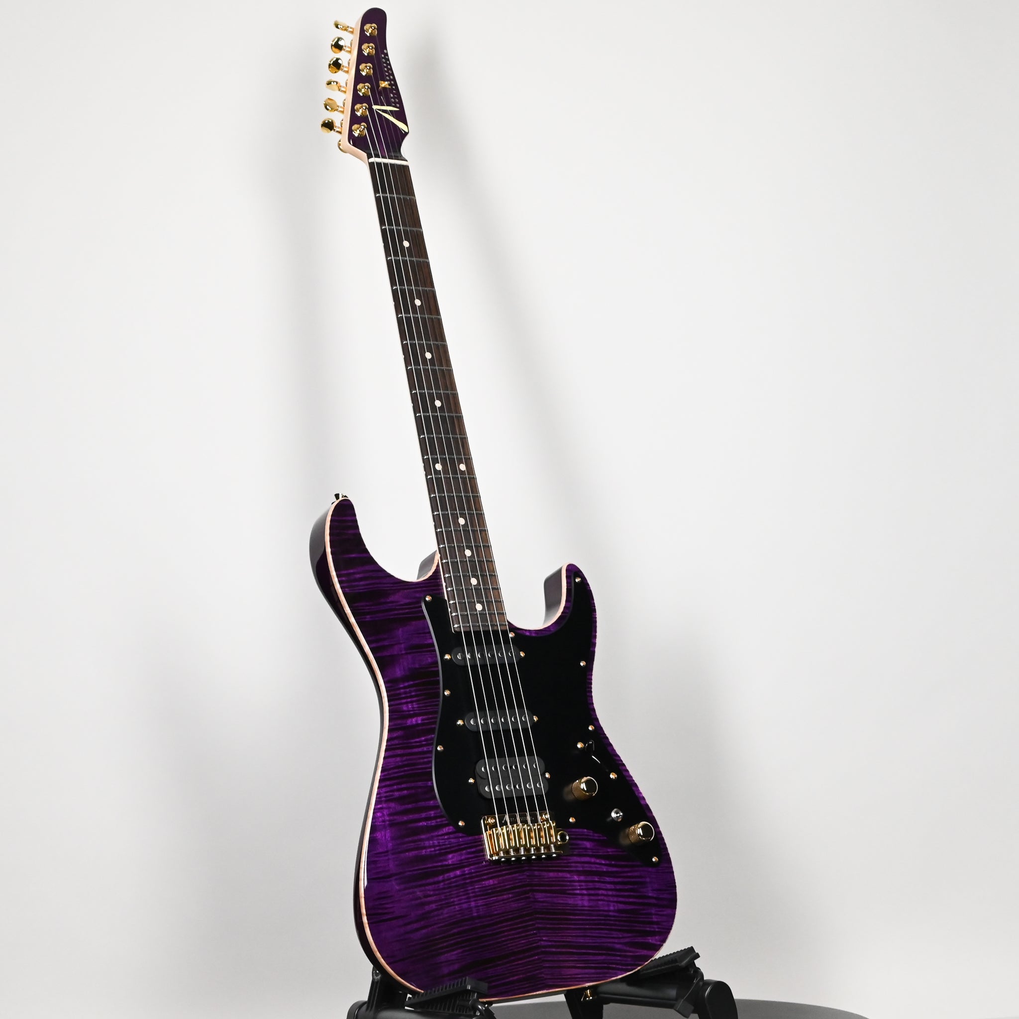 Tom Anderson Custom Drop Top Classic Electric Guitar- Transparent Purple w/ Binding 2026 (05-01-26A)