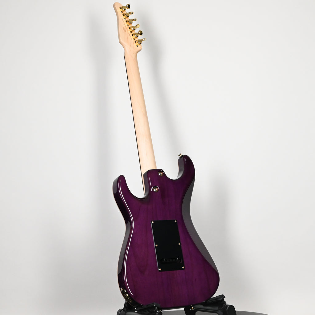 Tom Anderson Custom Drop Top Classic Electric Guitar- Transparent Purple w/ Binding 2026 (05-01-26A)