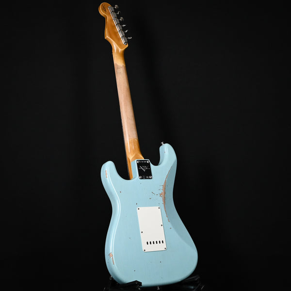 Fender Custom Shop Late-1962 Stratocaster Relic w/ Closet Classic Hardware- Faded Aged Daphne Blue 2025 (CZ587801)
