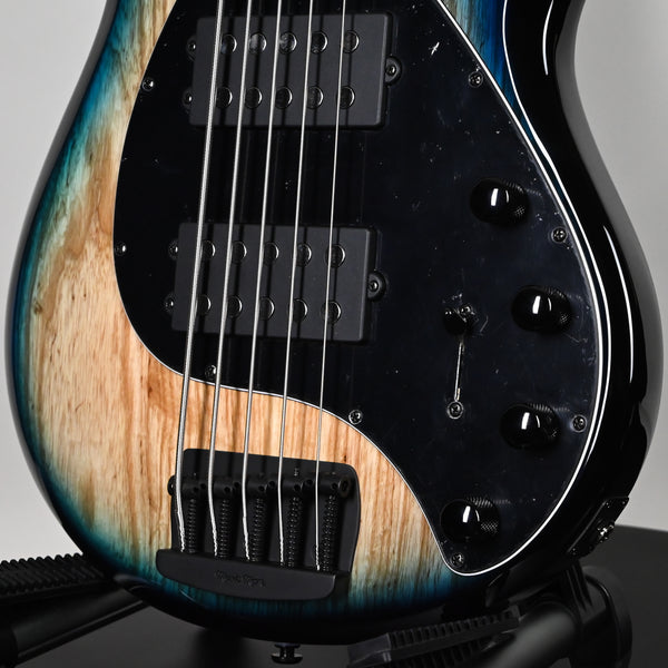 Ernie Ball Music Man StingRay Special 5 HH w/ Ebony Fretboard Bass Guitar- Mean Blue Burst 2026 (K10297)