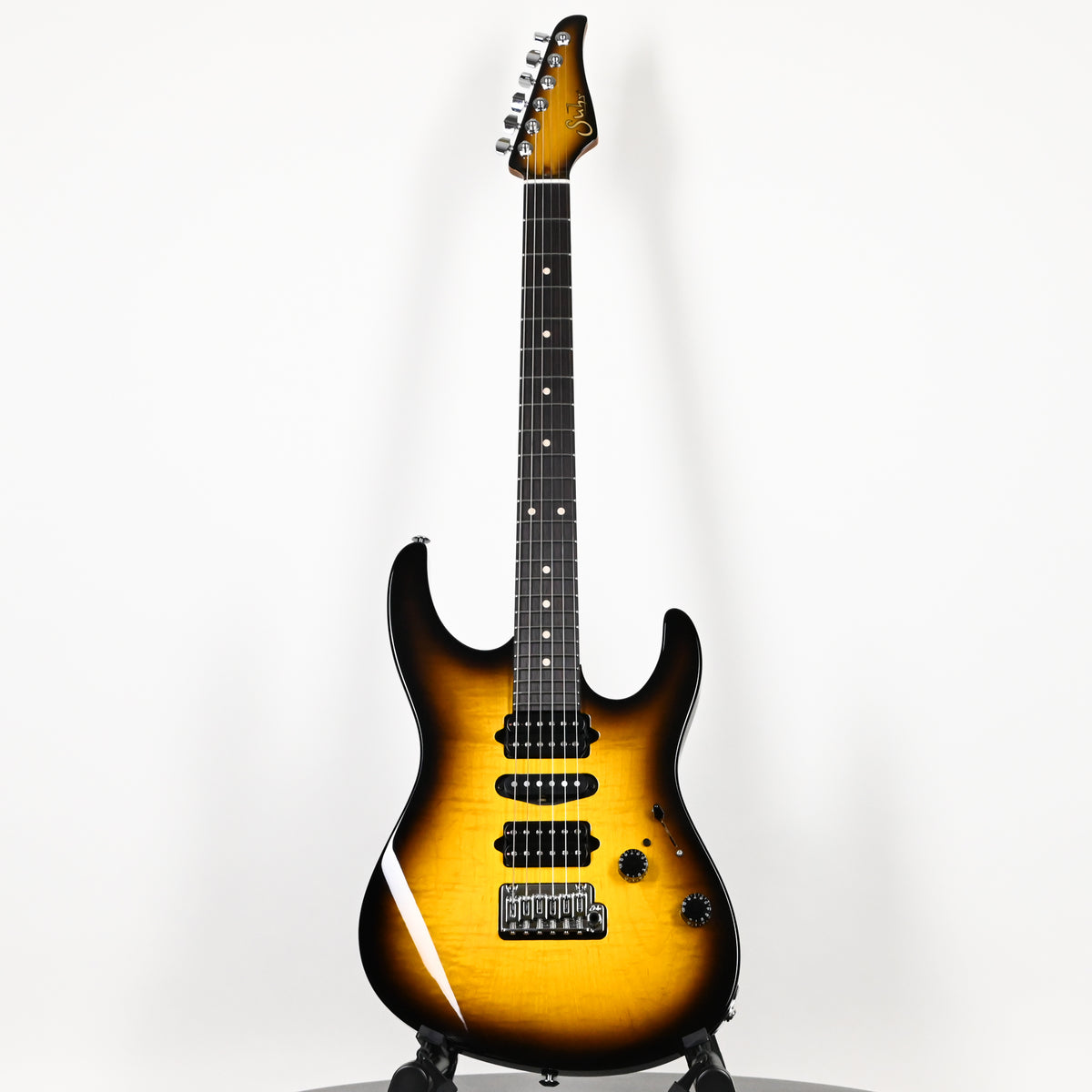 Suhr Custom Modern Electric Guitar- 2 Tone Tobacco Burst 2026 (93696)