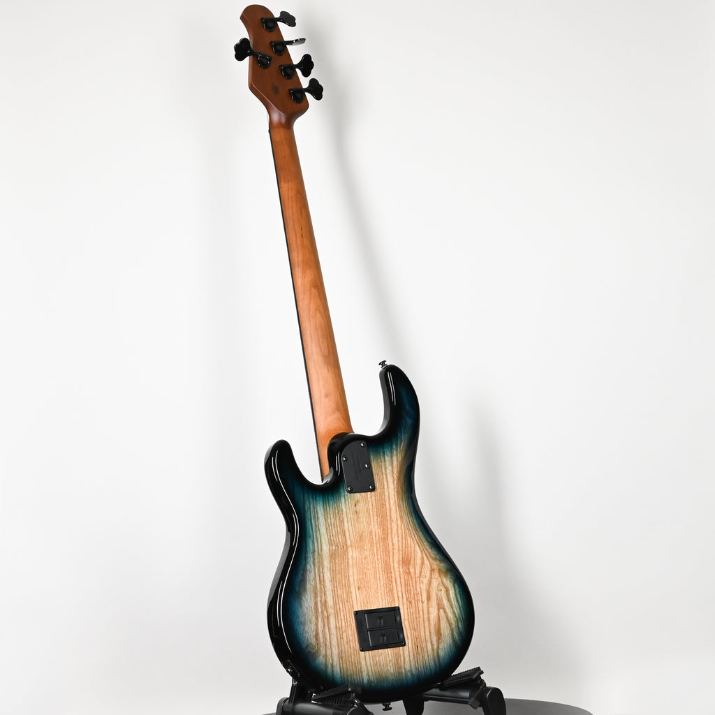 Ernie Ball Music Man StingRay Special 5 HH w/ Ebony Fretboard Bass Guitar- Mean Blue Burst 2026 (K10297)