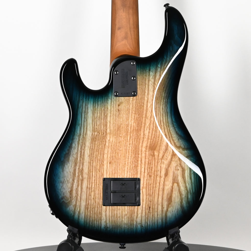 Ernie Ball Music Man StingRay Special 5 HH w/ Ebony Fretboard Bass Guitar- Mean Blue Burst 2026 (K10297)