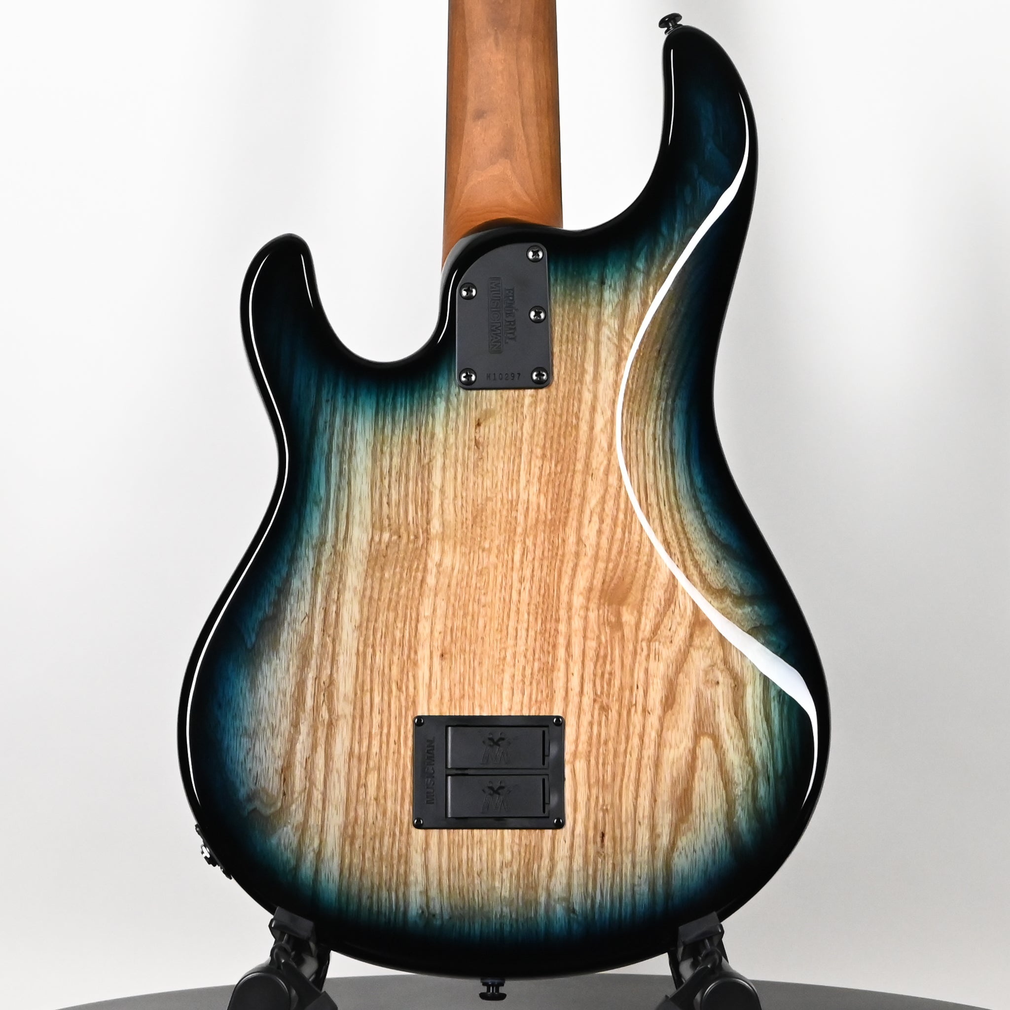 Ernie Ball Music Man StingRay Special 5 HH w/ Ebony Fretboard Bass Guitar- Mean Blue Burst 2026 (K10297)