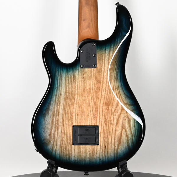 Ernie Ball Music Man StingRay Special 5 HH w/ Ebony Fretboard Bass Guitar- Mean Blue Burst 2026 (K10297)