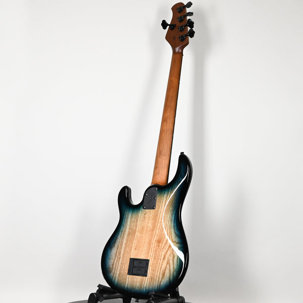 Ernie Ball Music Man StingRay Special 5 HH w/ Ebony Fretboard Bass Guitar- Mean Blue Burst 2026 (K10297)