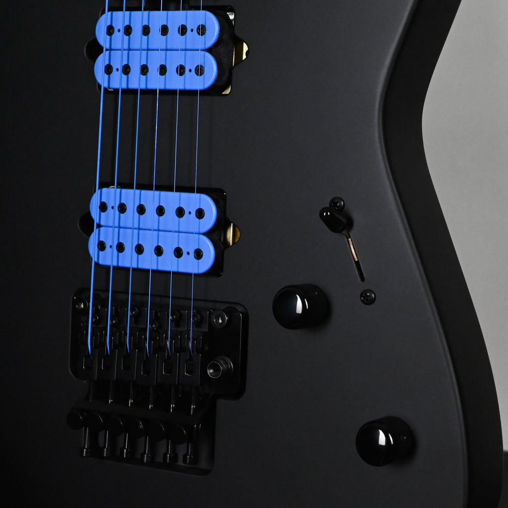 Charvel USA Custom Shop DK24 2H FR Electric Guitar- Blue on Black 2026 (UC260003)