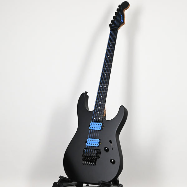 Charvel USA Custom Shop DK24 2H FR Electric Guitar- Blue on Black 2026 (US260003)