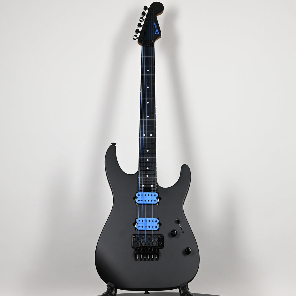 Charvel USA Custom Shop DK24 2H FR Electric Guitar- Blue on Black 2026 (UC260003)