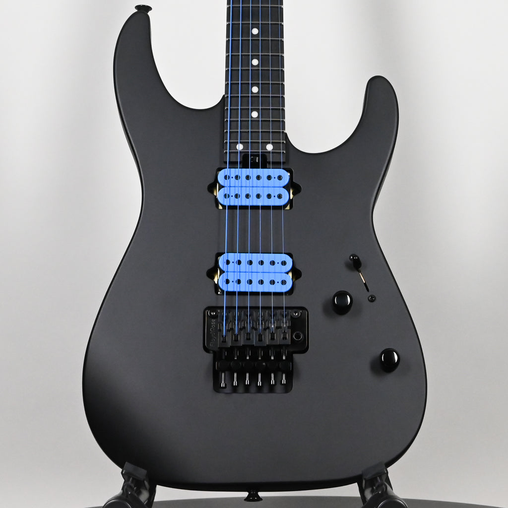 Charvel USA Custom Shop DK24 2H FR Electric Guitar- Blue on Black 2026 (UC260003)