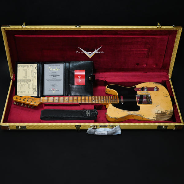 Fender Custom Shop '52 Telecaster Super Heavy Relic- Aged Nocaster Blonde 2024 (R137436)