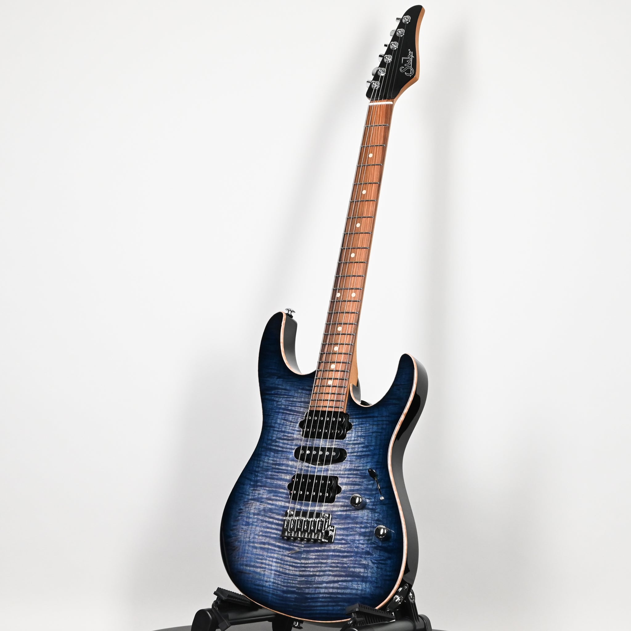 Suhr Modern Plus Electric Guitar- Faded Trans Whale Blue Burst 2026 (93560)