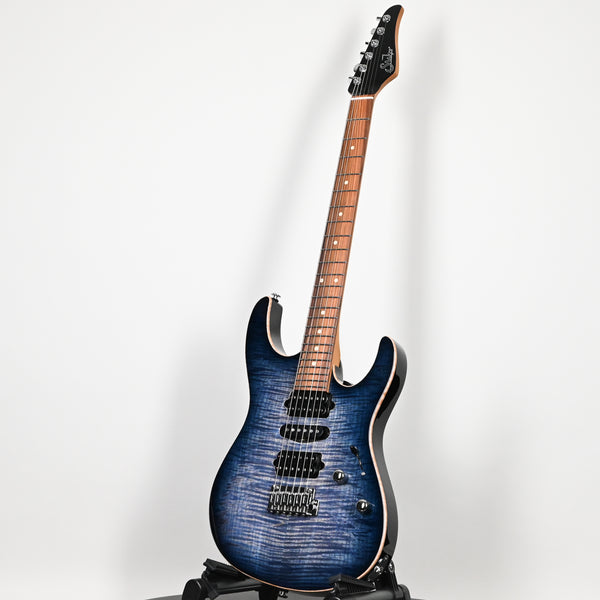 Suhr Modern Plus Electric Guitar- Faded Trans Whale Blue Burst 2026 (93560)