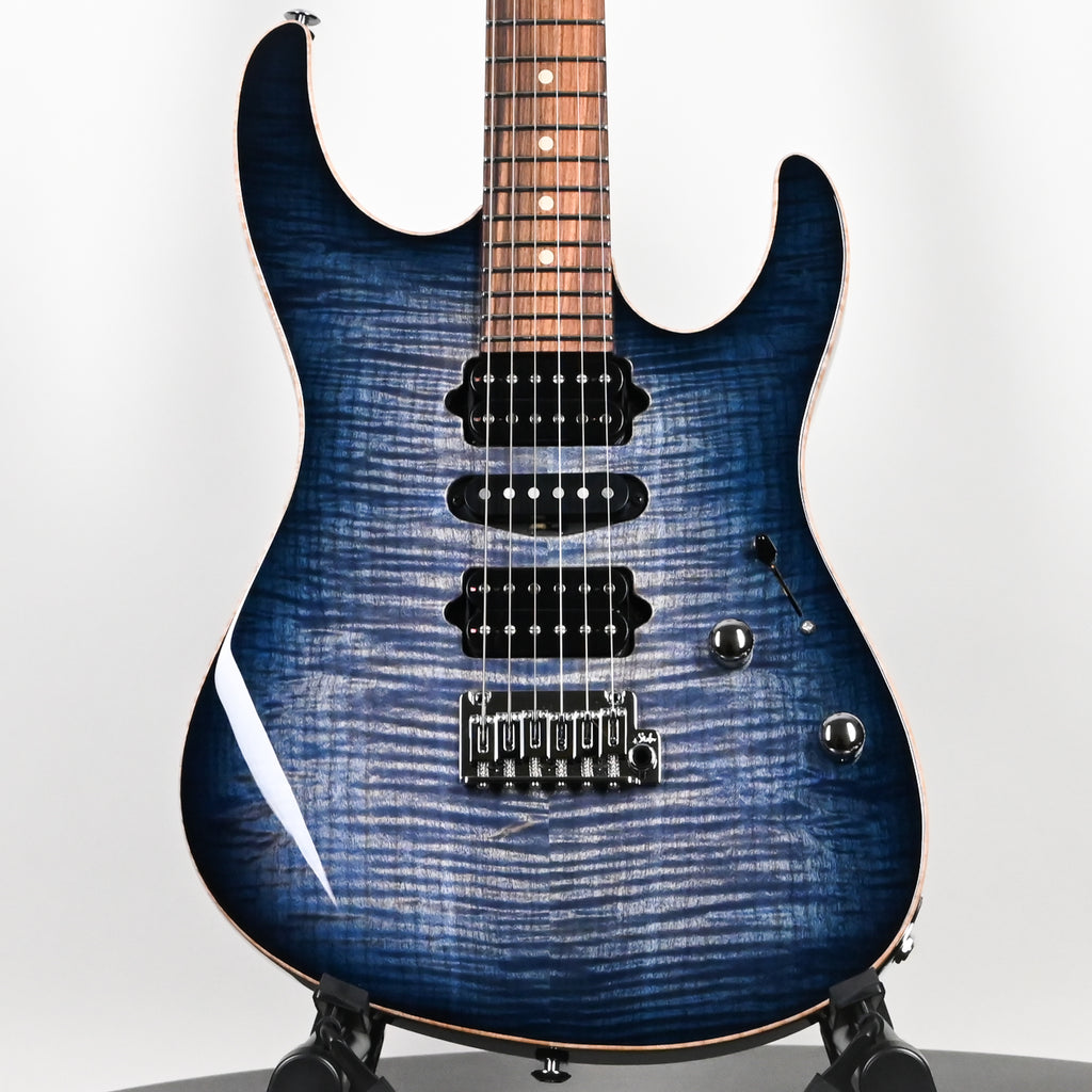 Suhr Modern Plus Electric Guitar- Faded Trans Whale Blue Burst 2026 (93560)