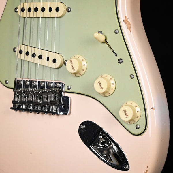 Fender Custom Shop Late-1962 Stratocaster Relic w/ Closet Classic Hardware- Super Faded Aged Shell Pink 2025 (CZ588536)