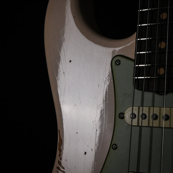 Fender Custom Shop Late-1962 Stratocaster Relic w/ Closet Classic Hardware- Super Faded Aged Shell Pink 2025 (CZ588536)