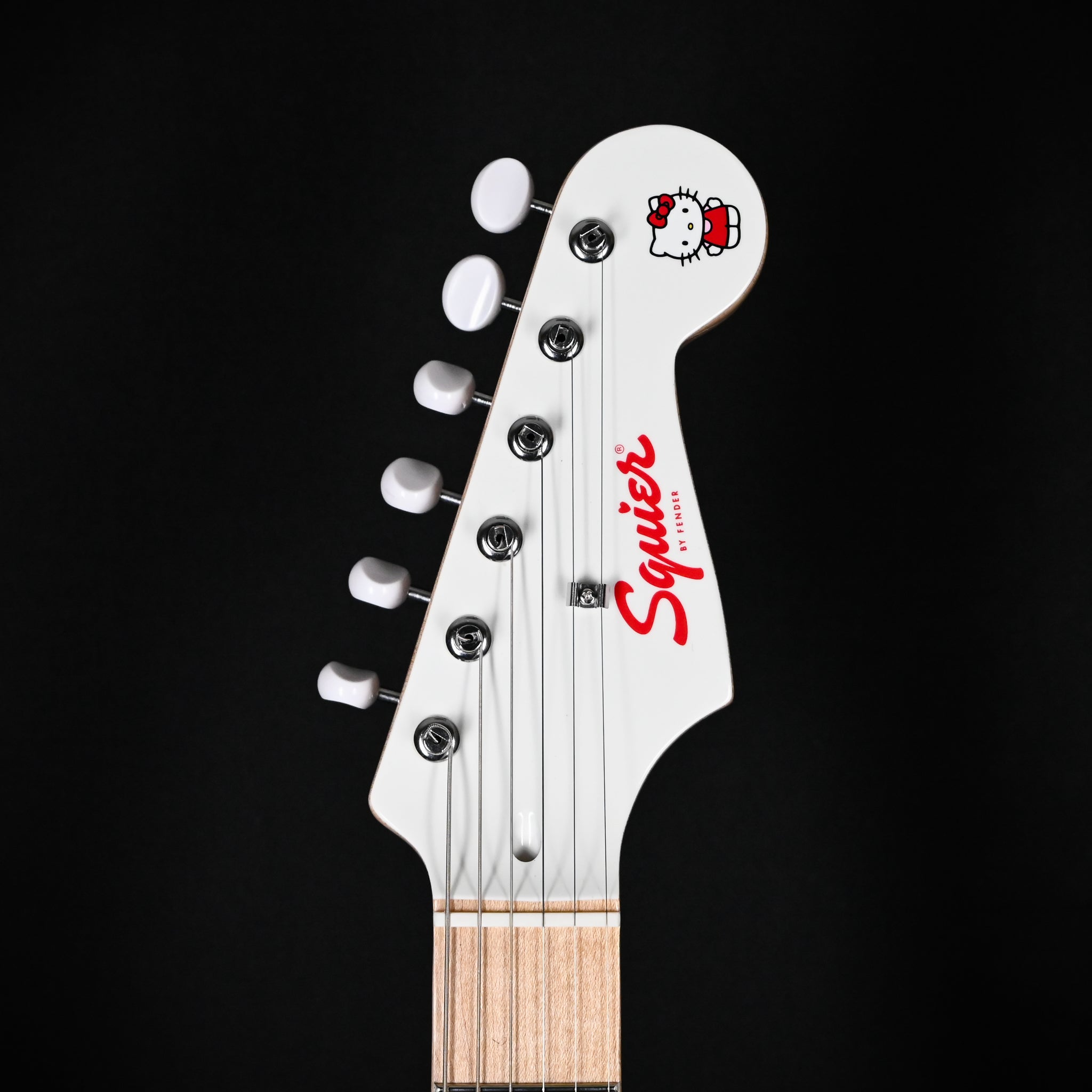 Squier x Hello Kitty Stratocaster Electric Guitar - White 2025 (CYKF25009105)