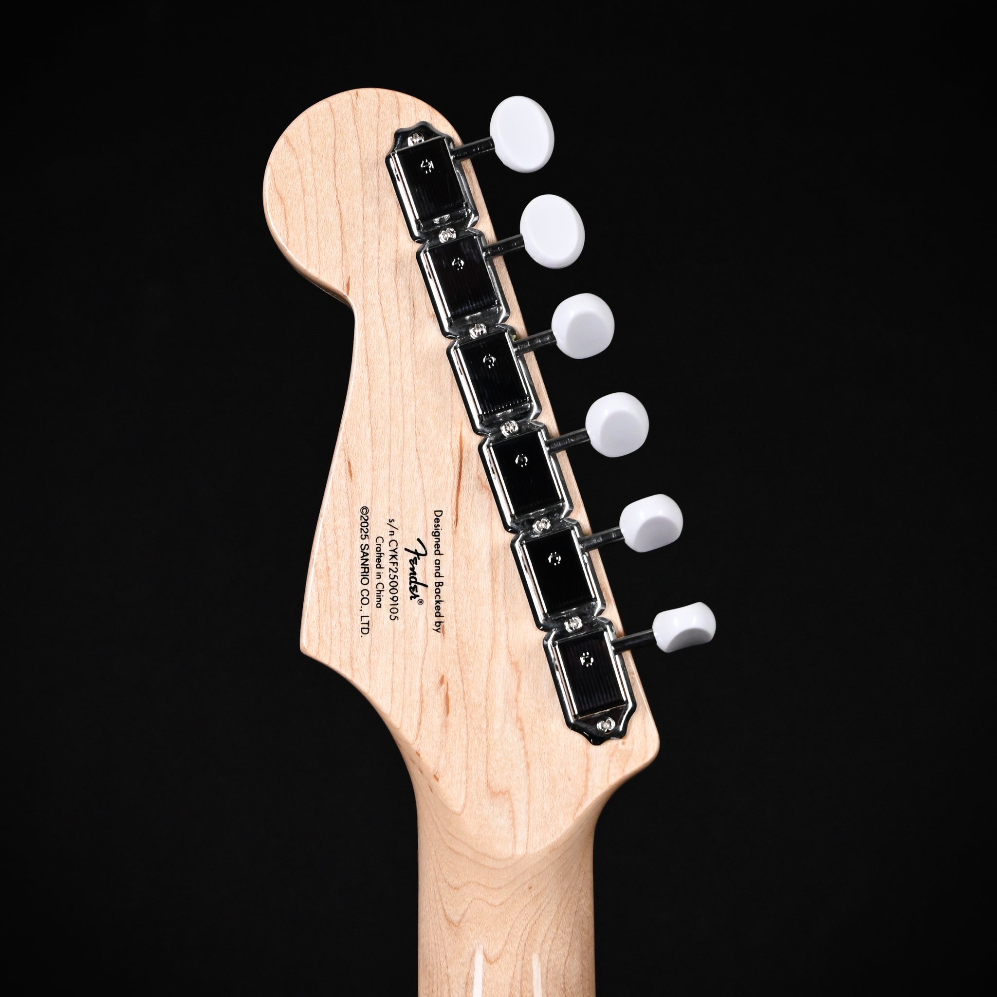Squier x Hello Kitty Stratocaster Electric Guitar - White 2025 (CYKF25009105)