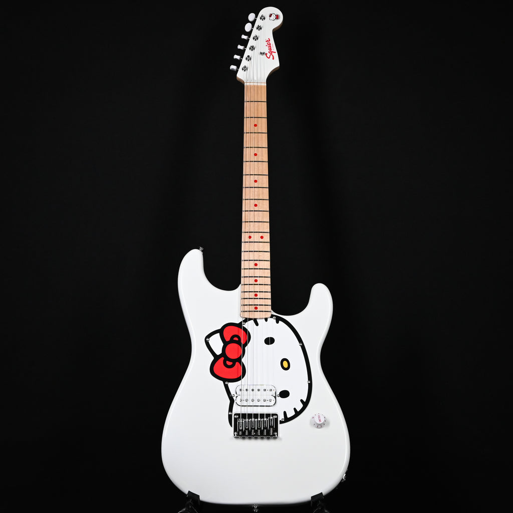 Squier x Hello Kitty Stratocaster Electric Guitar - White 2025 (CYKF25009105)