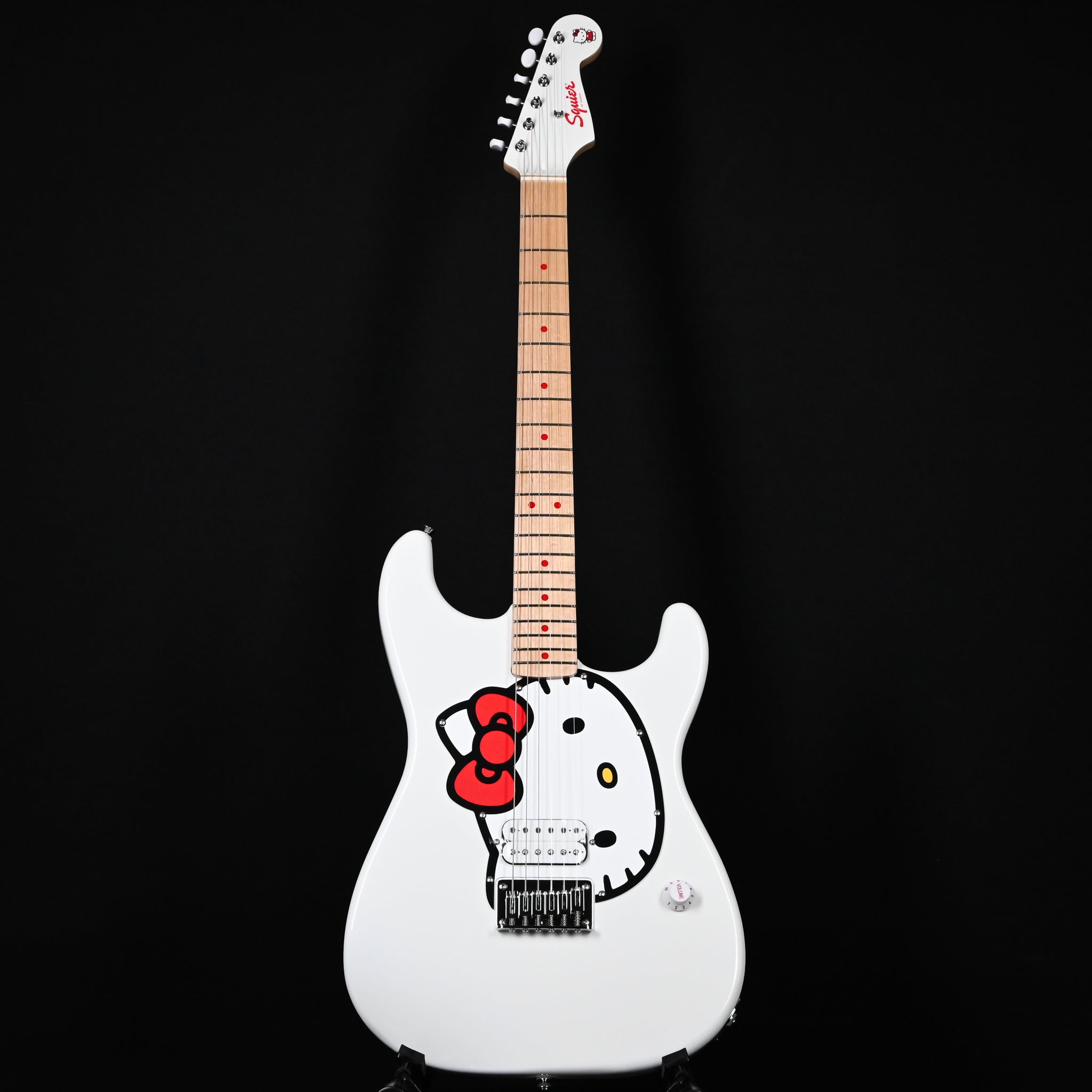 Squier x Hello Kitty Stratocaster Electric Guitar - White 2025 (CYKF25009105)