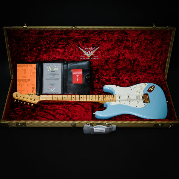 Fender Custom Shop Limited Edition 70th Anniversary Stratocaster w/ Gold Hardware NOS- Daphne Blue 2024 (LXX0243)