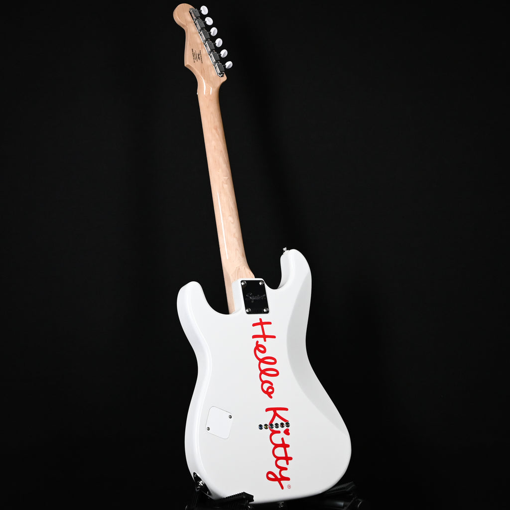 Squier x Hello Kitty Stratocaster Electric Guitar - White 2025 (CYKF25009105)