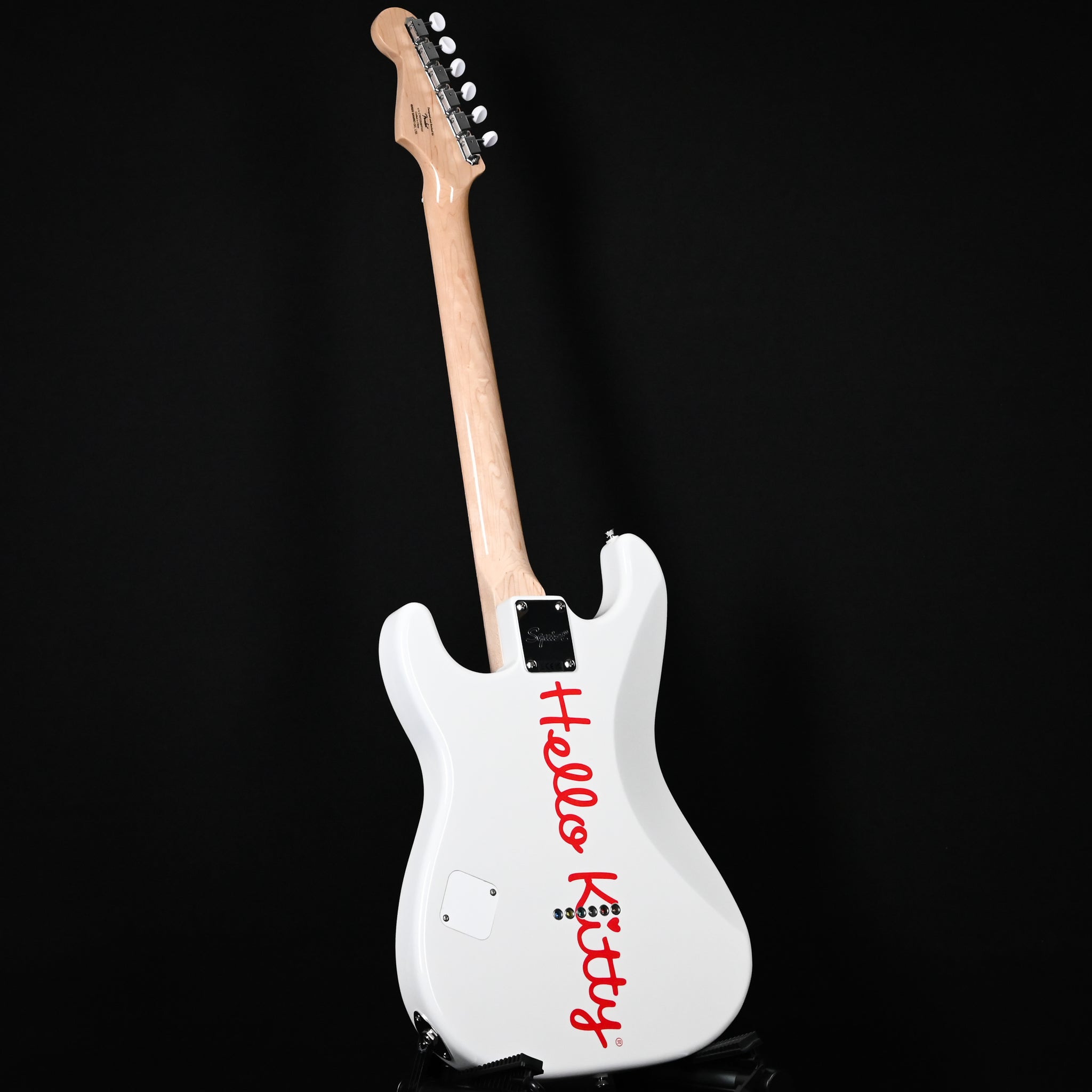 Squier x Hello Kitty Stratocaster Electric Guitar - White 2025 (CYKF25009105)