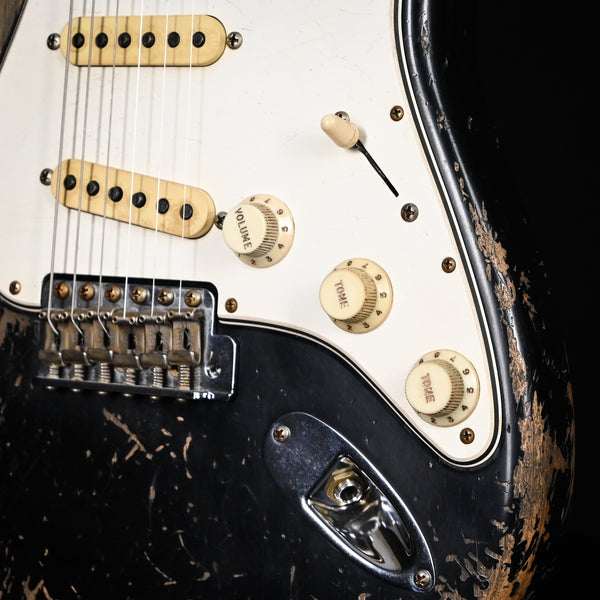 Fender Custom Shop Masterbuild Jason Smith '62 Stratocaster Ultimate Relic- Black 2025 (R140073)