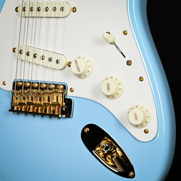 Fender Custom Shop Limited Edition 70th Anniversary Stratocaster w/ Gold Hardware NOS- Daphne Blue 2024 (LXX0243)