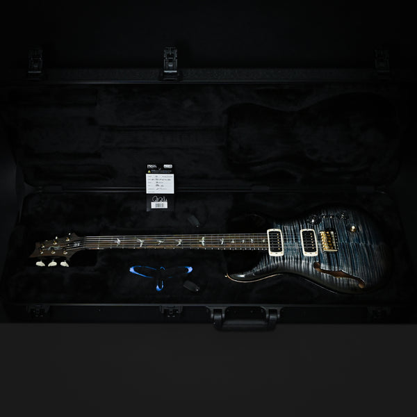 PRS 40th Anniversary Custom 24-08 Semi Hollow w/ 10 Top- Faded Whale Blue 2025 (0401067)