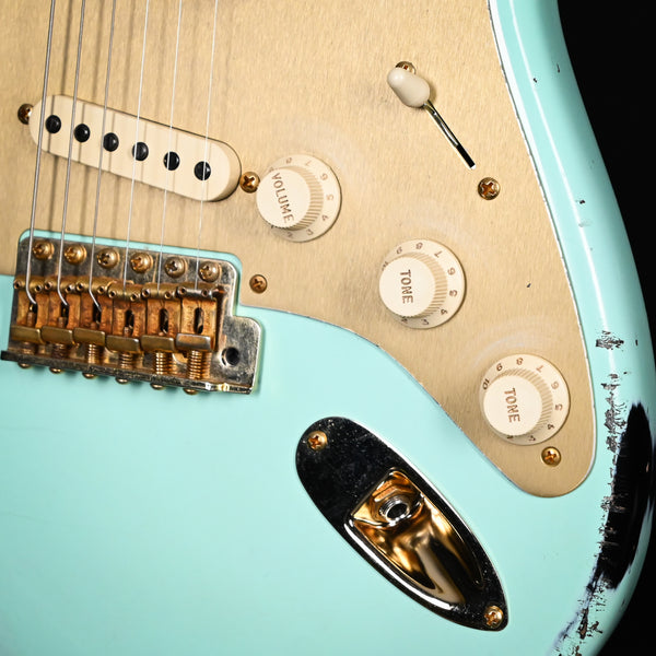 Fender Custom Shop 1962 Stratocaster Heavy Relic w/ Josefina Handwound Pickups- Surf Green/ Black Paisley 2024 (R127851)