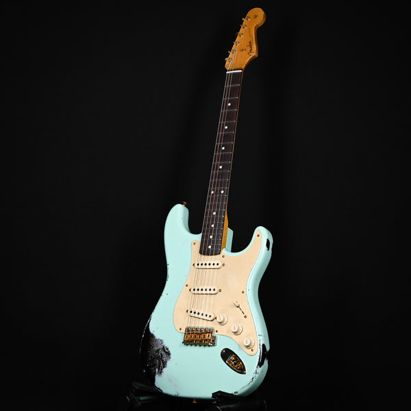 Fender Custom Shop 1962 Stratocaster Heavy Relic w/ Josefina Handwound Pickups- Surf Green/ Black Paisley 2024 (R127851)