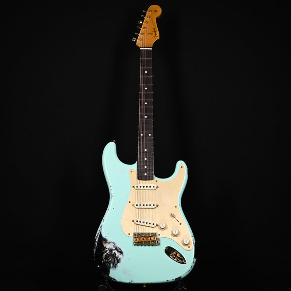 Fender Custom Shop 1962 Stratocaster Heavy Relic w/ Josefina Handwound Pickups- Surf Green/ Black Paisley 2024 (R127851)