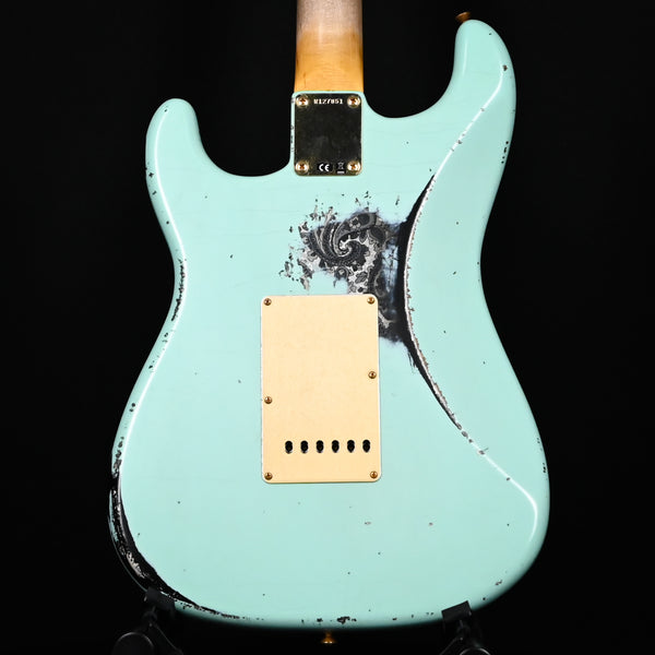 Fender Custom Shop 1962 Stratocaster Heavy Relic w/ Josefina Handwound Pickups- Surf Green/ Black Paisley 2024 (R127851)