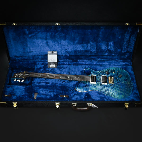 PRS Custom 24 Wood Library w/ 10-Top, Brazilian Rosewood & DMO Pickups- Faded Blue Jean 2025 (0401668)