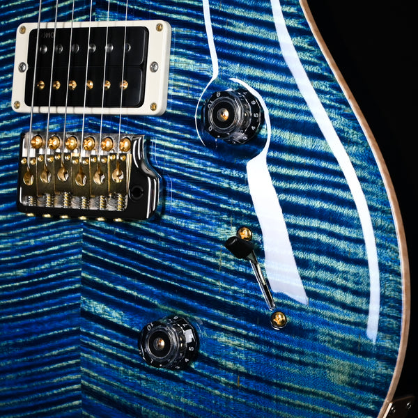 PRS Custom 24 Wood Library w/ 10-Top, Brazilian Rosewood & DMO Pickups- Faded Blue Jean 2025 (0401668)