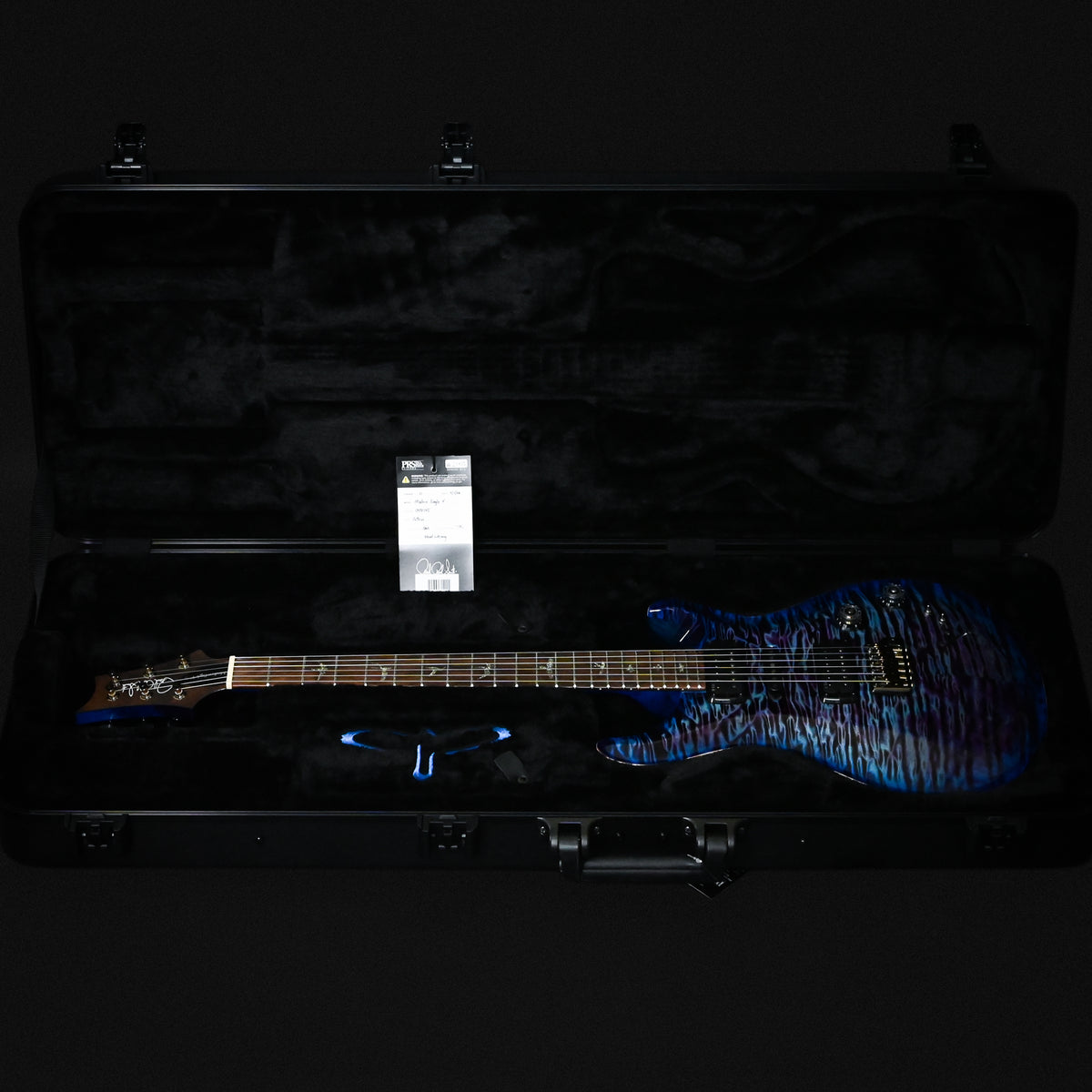 PRS Modern Eagle V Wood Library w/ 10-Top & Brazilian Rosewood Fingerboard Electric Guitar- Violet Blue Burst 2026 (0431545)