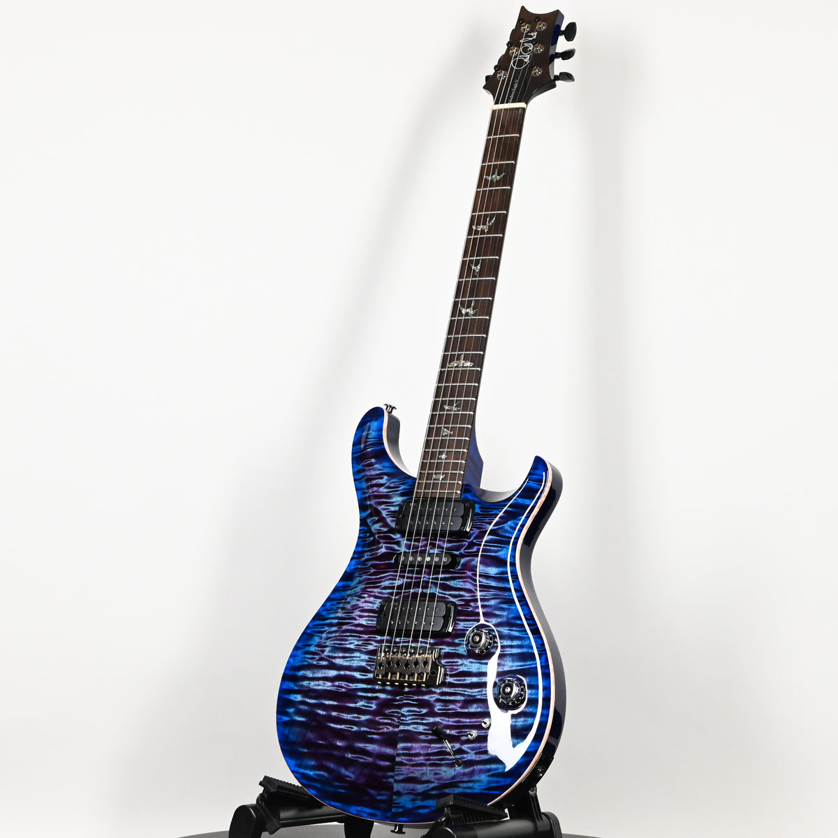 PRS Modern Eagle V Wood Library w/ 10-Top & Brazilian Rosewood Fingerboard Electric Guitar- Violet Blue Burst 2026 (0431545)