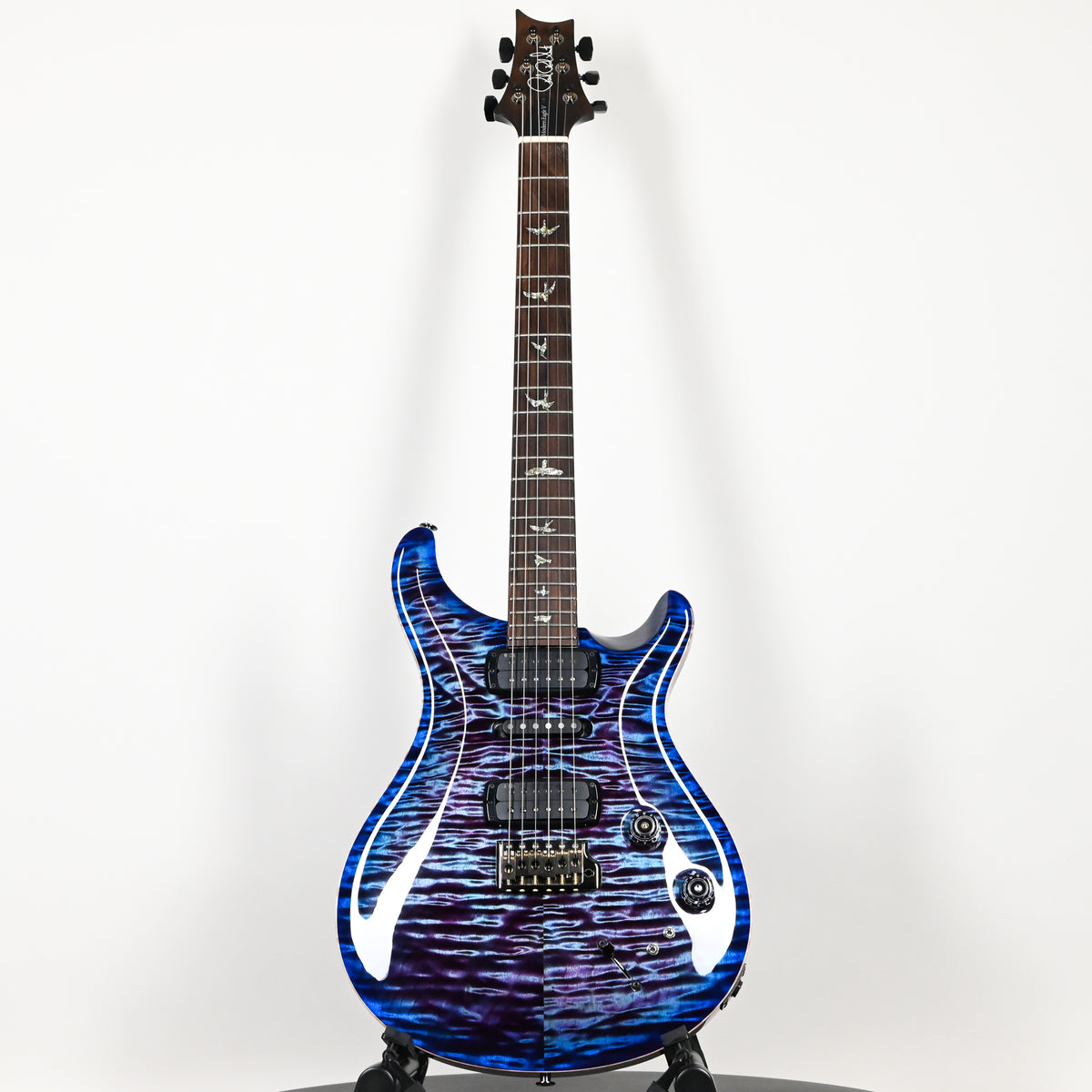 PRS Modern Eagle V Wood Library w/ 10-Top & Brazilian Rosewood Fingerboard Electric Guitar- Violet Blue Burst 2026 (0431545)