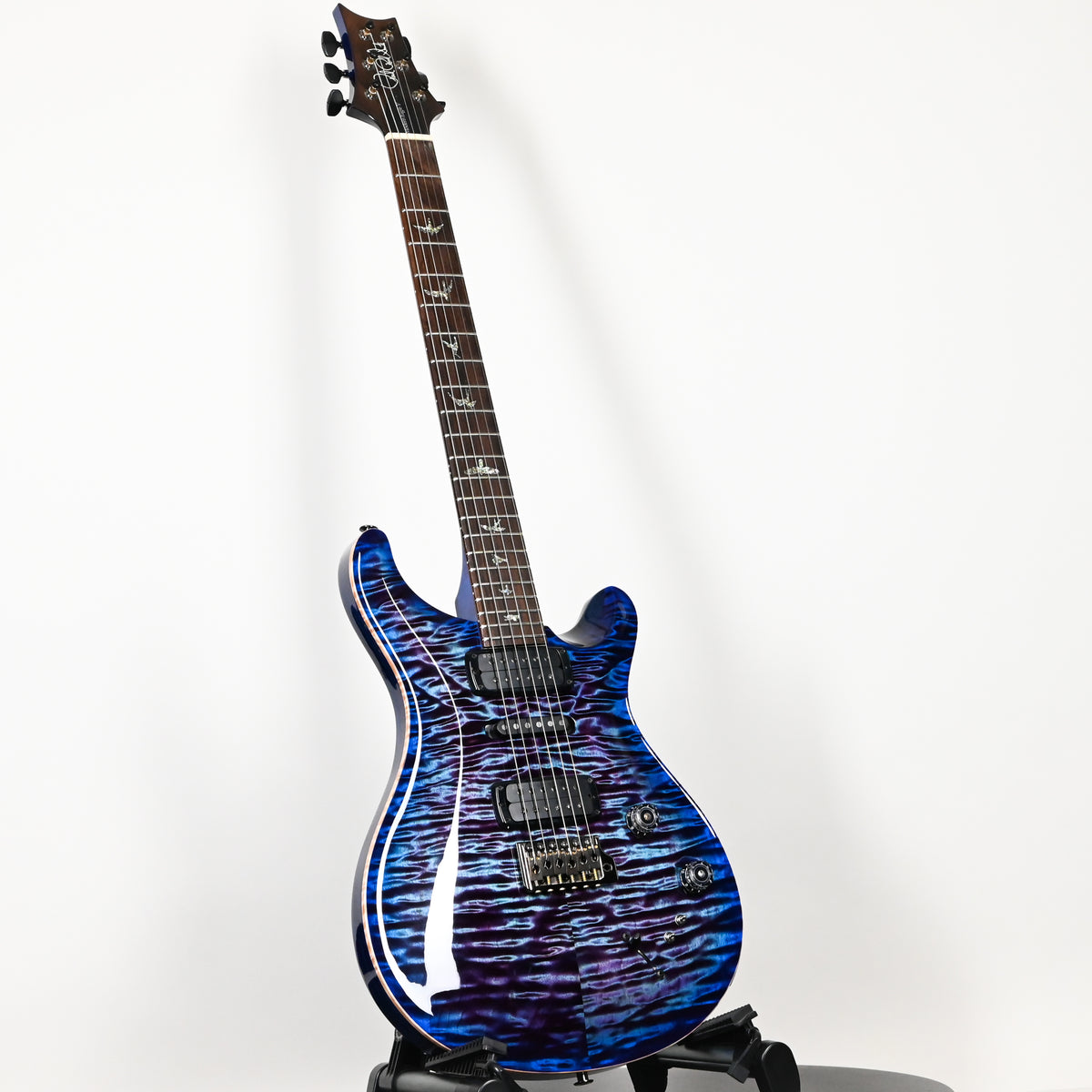 PRS Modern Eagle V Wood Library w/ 10-Top & Brazilian Rosewood Fingerboard Electric Guitar- Violet Blue Burst 2026 (0431545)