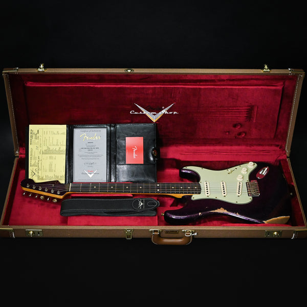 Fender Custom Shop Limited Edition 1960 Stratocaster Relic- Magenta Sparkle 2025 (CZ581557)