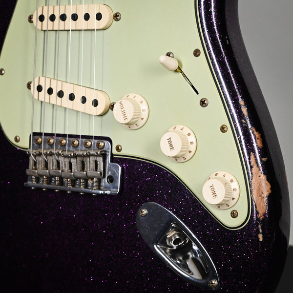 Fender Custom Shop Limited Edition 1960 Stratocaster Relic- Magenta Sparkle 2025 (CZ581557)