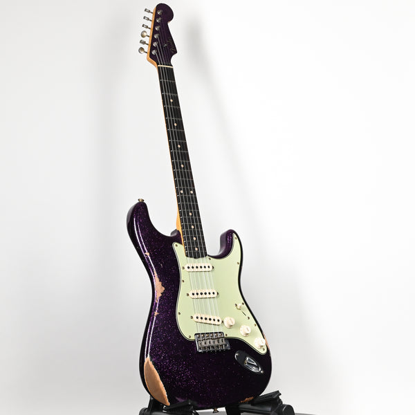 Fender Custom Shop Limited Edition 1960 Stratocaster Relic- Magenta Sparkle 2025 (CZ581557)