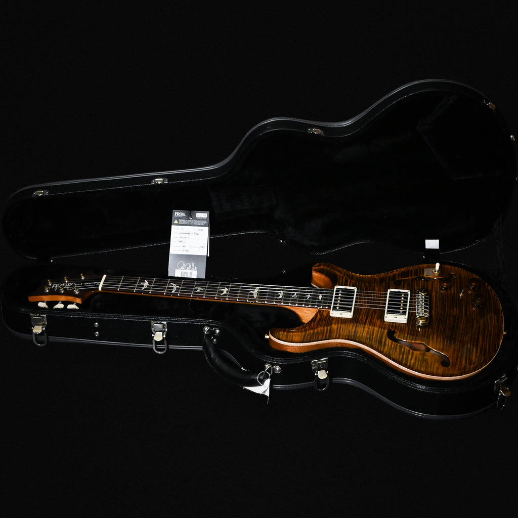 PRS Hollowbody II Piezo w/ 10 Top Electric Guitar- Yellow Tiger 2025 (0419559)
