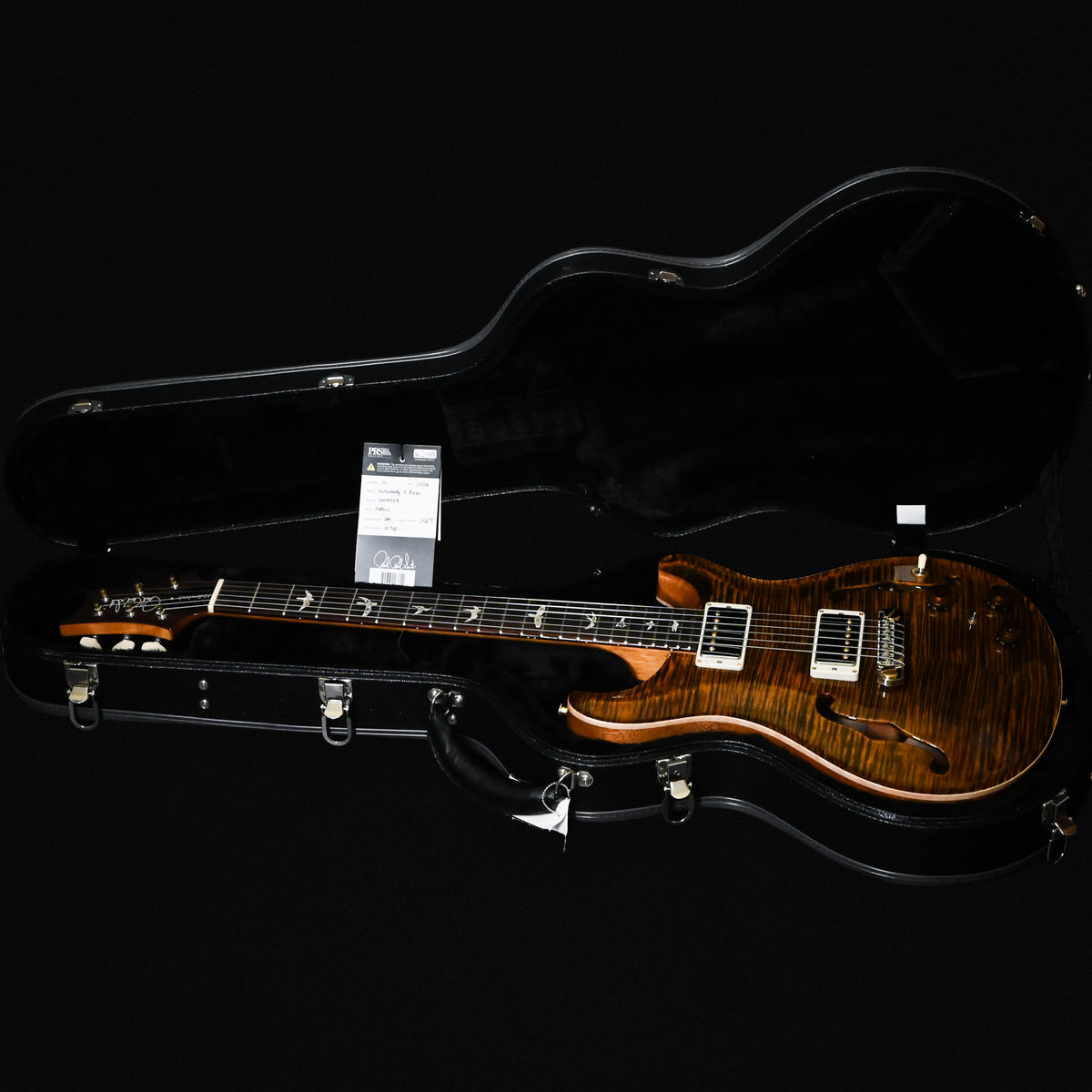 PRS Hollowbody II Piezo w/ 10 Top Electric Guitar- Yellow Tiger 2025 (0419559)