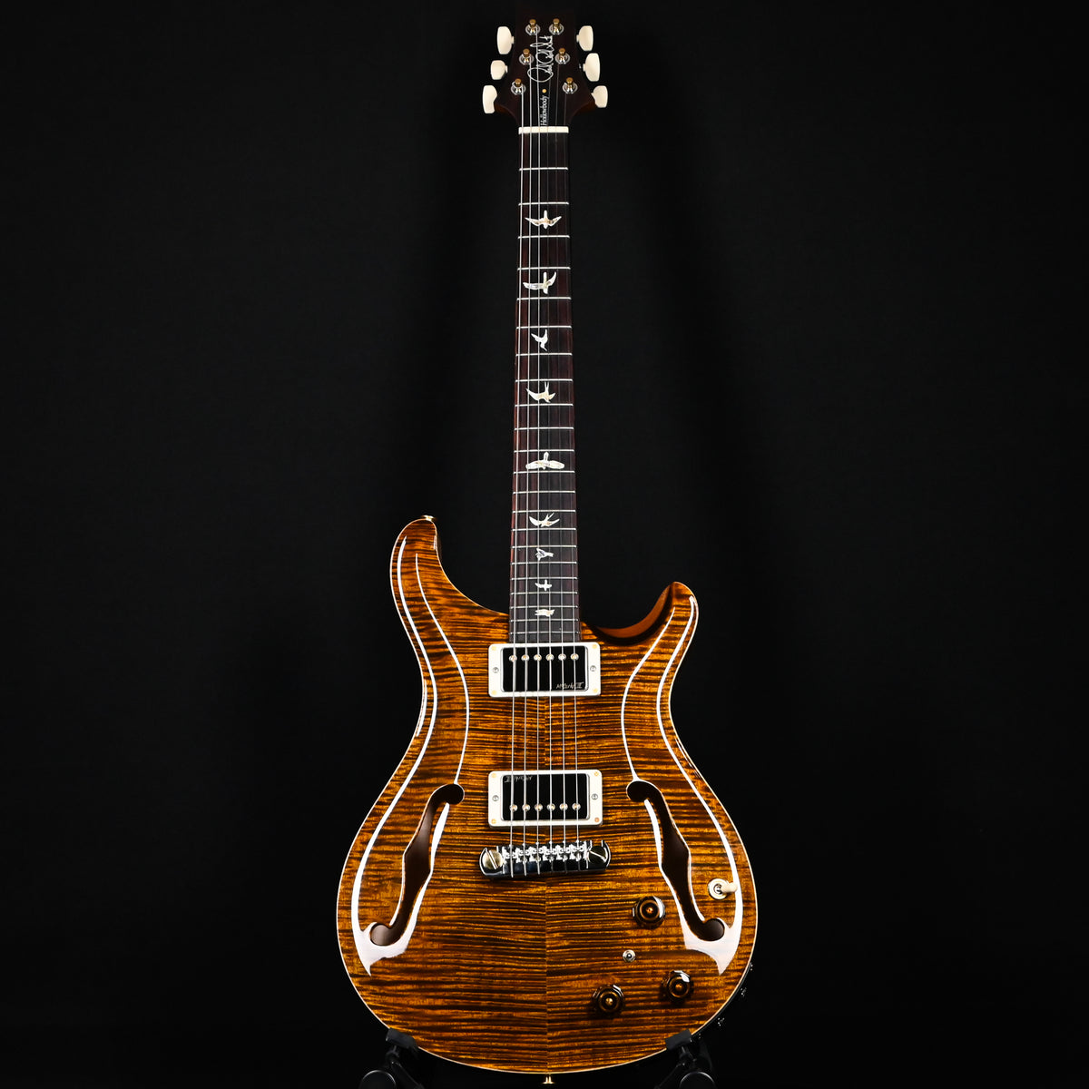 PRS Hollowbody II Piezo w/ 10 Top Electric Guitar- Yellow Tiger 2025 (0419559)